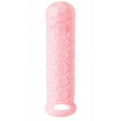 Розовый фаллоудлинитель Homme Long - 15,5 см. - Lola Games - в Хабаровске купить с доставкой