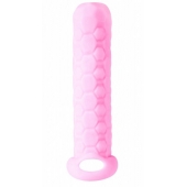 Розовый фаллоудлинитель Homme Long - 13,5 см. - Lola Games - в Хабаровске купить с доставкой