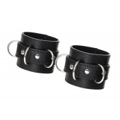 Черные наручники Anonymo на сцепке - ToyFa - купить с доставкой в Хабаровске