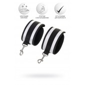 Серебристо-черные наручники Anonymo - ToyFa - купить с доставкой в Хабаровске