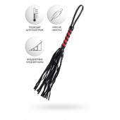 Черно-красный флоггер Anonymo - 45 см. - ToyFa - купить с доставкой в Хабаровске