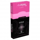 Презервативы с точками и рёбрышками DOMINO Classic Extase - 6 шт. - Domino - купить с доставкой в Хабаровске