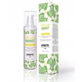 Разогревающее массажное масло Gourmet Spearmint Organic с органическими ингредиентами - 50 мл. - Exsens - купить с доставкой в Хабаровске