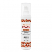 Разогревающее массажное масло Gourmet White Peach Organic с органическими ингредиентами - 50 мл. - Exsens - купить с доставкой в Хабаровске