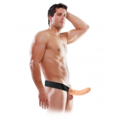 Полый страпон 8  Hollow Strap-On телесного цвета - 19 см. - Pipedream - купить с доставкой в Хабаровске