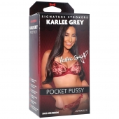 Мастурбатор-вагина Karlee Grey ULTRASKYN Pocket Pussy - Doc Johnson - в Хабаровске купить с доставкой