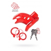 Красный мужской пояс верности из пластика - ToyFa - купить с доставкой в Хабаровске