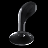 Прозрачный стимулятор простаты Flawless Clear Prostate Plug - 15 см. - Lovetoy - в Хабаровске купить с доставкой