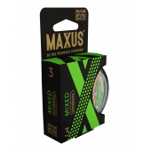 Презервативы в пластиковом кейсе MAXUS AIR Mixed - 3 шт. - Maxus - купить с доставкой в Хабаровске