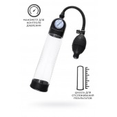 Прозрачная механическая помпа Roald с манометром - Sexus - в Хабаровске купить с доставкой