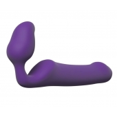 Фиолетовый безремневой страпон Queens L - Adrien Lastic - купить с доставкой в Хабаровске