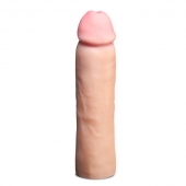 Телесная фаллическая насадка на пенис Magnum Xtender - 23 см. - Blush Novelties - в Хабаровске купить с доставкой