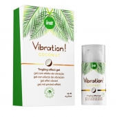Возбуждающий гель с ароматом кокоса Vibration Coconut - 15 мл. - INTT - купить с доставкой в Хабаровске