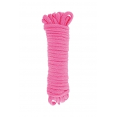 Розовая веревка для связывания Sweet Caress Rope - 10 метров - Sweet Caress - купить с доставкой в Хабаровске