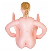 Надувная секс-кукла с реалистичной головой и поднятыми ножками - ToyFa - в Хабаровске купить с доставкой