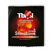Разогревающий гель-лубрикант Stimulove Strong в одноразовой упаковке - 4 гр. - Биоритм - купить с доставкой в Хабаровске