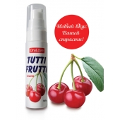 Гель-смазка Tutti-frutti с вишнёвым вкусом - 30 гр. - Биоритм - купить с доставкой в Хабаровске