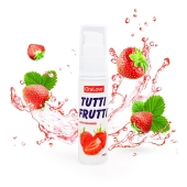 Гель-смазка Tutti-frutti с земляничным вкусом - 30 гр. - Биоритм - купить с доставкой в Хабаровске