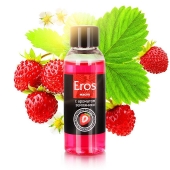 Массажное масло Eros fantasy с ароматом земляники - 50 мл. - Биоритм - купить с доставкой в Хабаровске