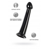Черный фаллоимитатор Jelly Dildo M - 18 см. - Toyfa Basic