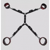 Изысканный набор фиксаций на кровати Reversible Under Mattress Restraint Set - Fifty Shades of Grey - купить с доставкой в Хабаровске