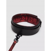 Стильный ошейник с поводком Reversible Faux Leather Collar and Lead - Fifty Shades of Grey - купить с доставкой в Хабаровске