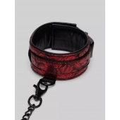 Красно-черные оковы Reversible Faux Leather Ankle Cuffs - Fifty Shades of Grey - купить с доставкой в Хабаровске
