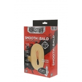 Мастурбатор-вагина с вибрацией и выносным пультом управления REALSTUFF SMOOTH   BALD - Dream Toys - в Хабаровске купить с доставкой