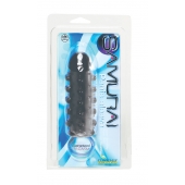 Дымчатая стимулирующая насадка с закрытой головкой SAMURAI PENIS SLEEVE BLACK - 14,5 см. - NMC - в Хабаровске купить с доставкой