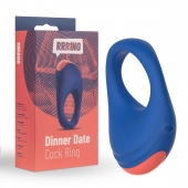 Синее эрекционное кольцо RRRING Dinner Date Cock Ring - FeelzToys - в Хабаровске купить с доставкой