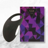 Черное эрекционное виброкольцо Thor Cockring - FeelzToys - в Хабаровске купить с доставкой