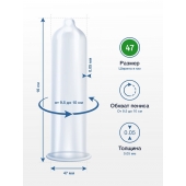 Презервативы MY.SIZE размер 47 - 3 шт. - My.Size - купить с доставкой в Хабаровске