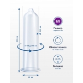Презервативы MY.SIZE размер 69 - 3 шт. - My.Size - купить с доставкой в Хабаровске