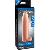 Телесная насадка Real Feel Enhancer XL - 17 см. - Pipedream - в Хабаровске купить с доставкой