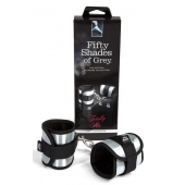 Серо-черные наручники Totally His - Fifty Shades of Grey - купить с доставкой в Хабаровске