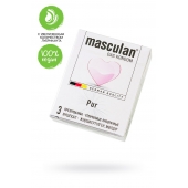 Супертонкие презервативы Masculan Pur - 3 шт. - Masculan - купить с доставкой в Хабаровске