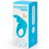 Голубое эрекционное виброкольцо Happy Rabbit Rechargeable Rabbit Cock Ring - Happy Rabbit - в Хабаровске купить с доставкой