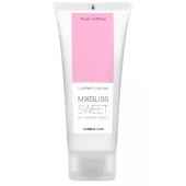Смазка на водной основе Mixgliss Sweet с ароматом бабл-гам - 70 мл. - Mixgliss - купить с доставкой в Хабаровске