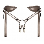 Бронзовый пояс для насадок Desirous Harness - Strap-on-me - купить с доставкой в Хабаровске