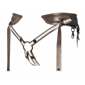 Бронзовый пояс для насадок Desirous Harness - Strap-on-me - купить с доставкой в Хабаровске