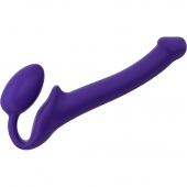 Фиолетовый безремневой страпон Silicone Bendable Strap-On - size S - Strap-on-me - купить с доставкой в Хабаровске