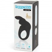 Черное эрекционное виброкольцо Happy Rabbit Rechargeable Rabbit Cock Ring - Happy Rabbit - в Хабаровске купить с доставкой