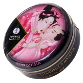 Массажная свеча Rose Petals с ароматом розы - 30 мл. - Shunga - купить с доставкой в Хабаровске