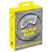 Прозрачная насадка на пенис Piss Play Sleeve для игр с мочеиспусканием - Orion - купить с доставкой в Хабаровске