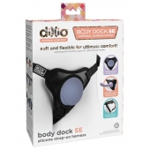 Черные трусики для страпона Body Dock SE на регулируемых ремнях - Pipedream - купить с доставкой в Хабаровске