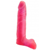 Розовая насадка-фаллос для трусиков Harness - 16,5 см. - LOVETOY (А-Полимер) - купить с доставкой в Хабаровске