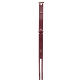 Бордовый ремень Halo Waist Belt - размер L-XL - Shots Media BV - купить с доставкой в Хабаровске