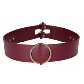 Бордовый ремень Halo Waist Belt - размер L-XL - Shots Media BV - купить с доставкой в Хабаровске