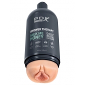 Телесный мастурбатор-вагина Shower Therapy Milk Me Honey - Pipedream - в Хабаровске купить с доставкой