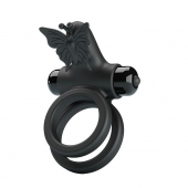 Черное эрекционное виброкольцо Passionate Ring IX - Baile - в Хабаровске купить с доставкой